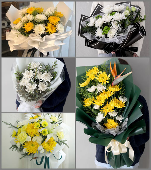 河南许昌市长葛市后河镇白事花束代送